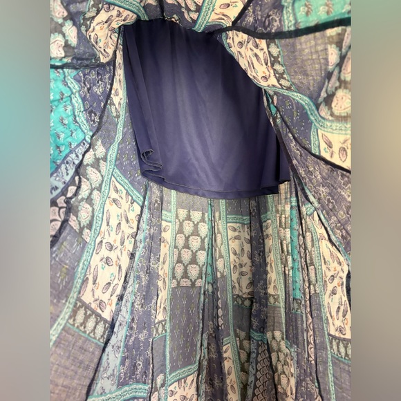 🍀Floral Patchwork Hope and Harlow Maxi Skirt - Picture 3 of 4